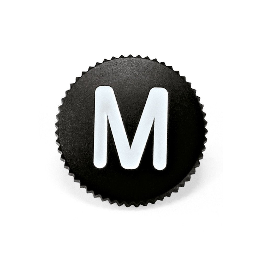Soft Release Button "M" 12mm Schwarz