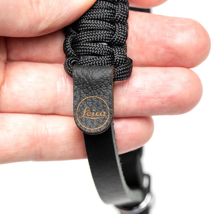 LEICA PARACORD HANDSTRAP CREATED BY COOPH BLACK/BLACK
