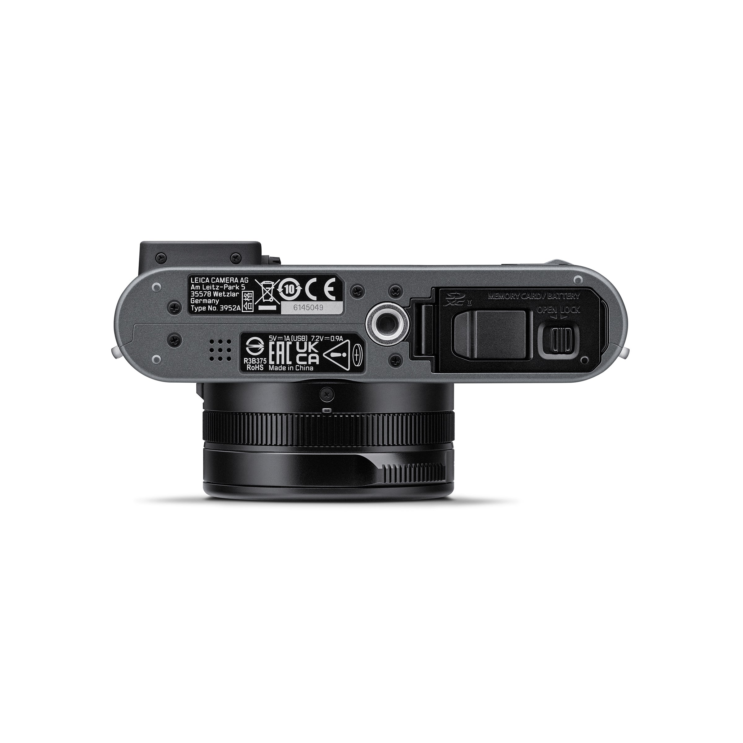 LEICA D-LUX 8, metallgrau lackiert