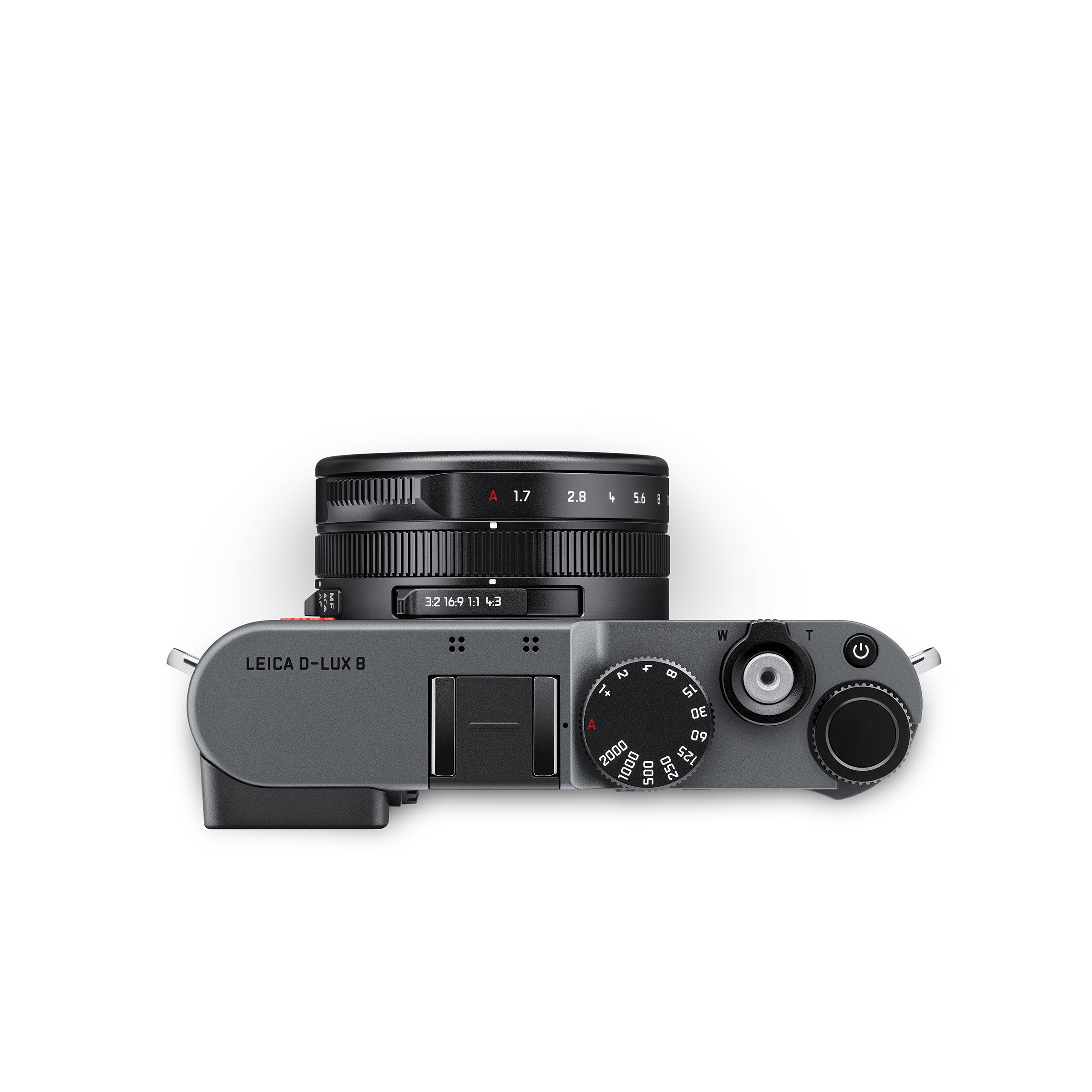 LEICA D-LUX 8, metallgrau lackiert
