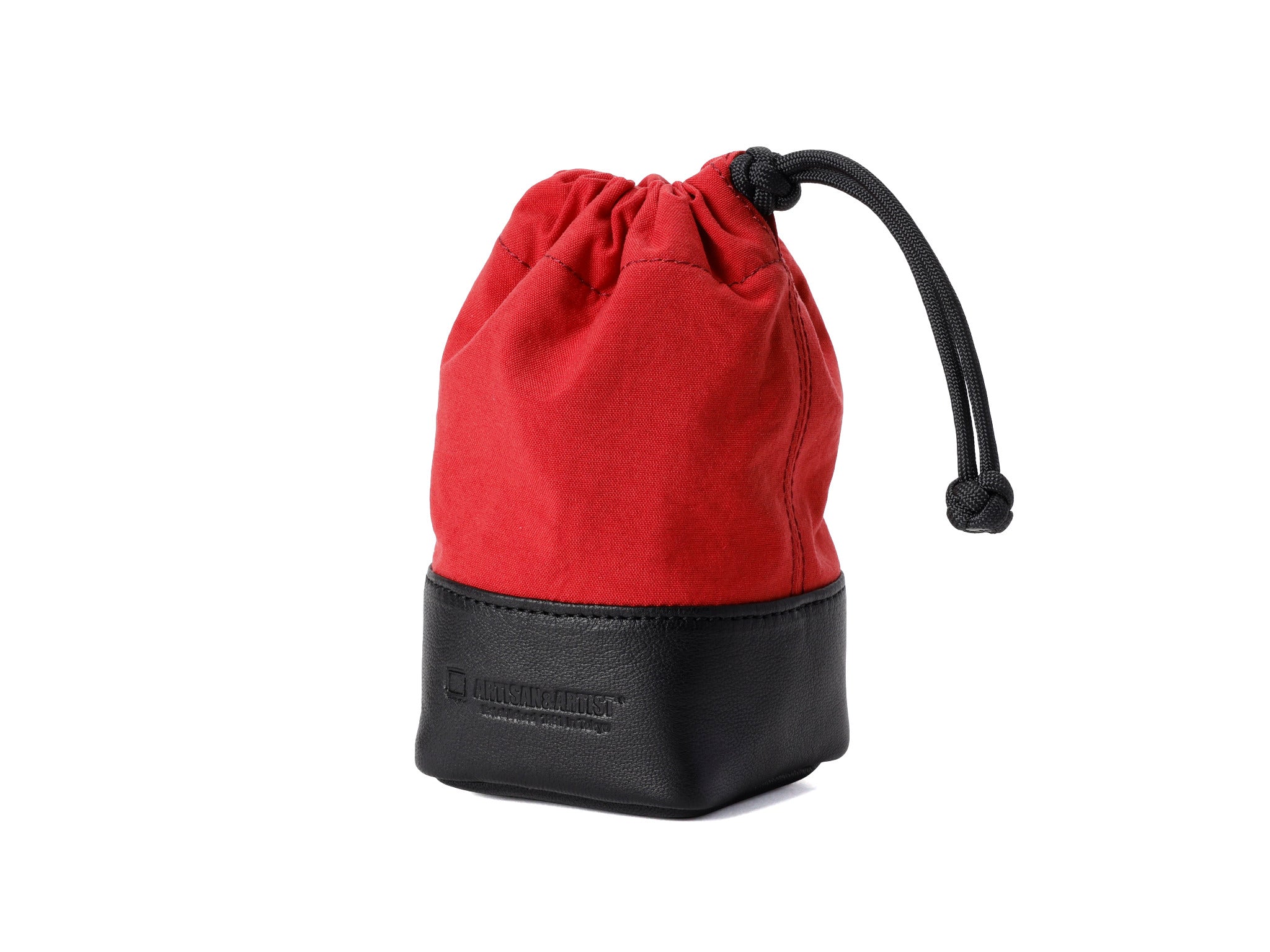 ACAM-LP140, Objektiv-Tasche aus Echtleder und Textilgewebe, Größe M