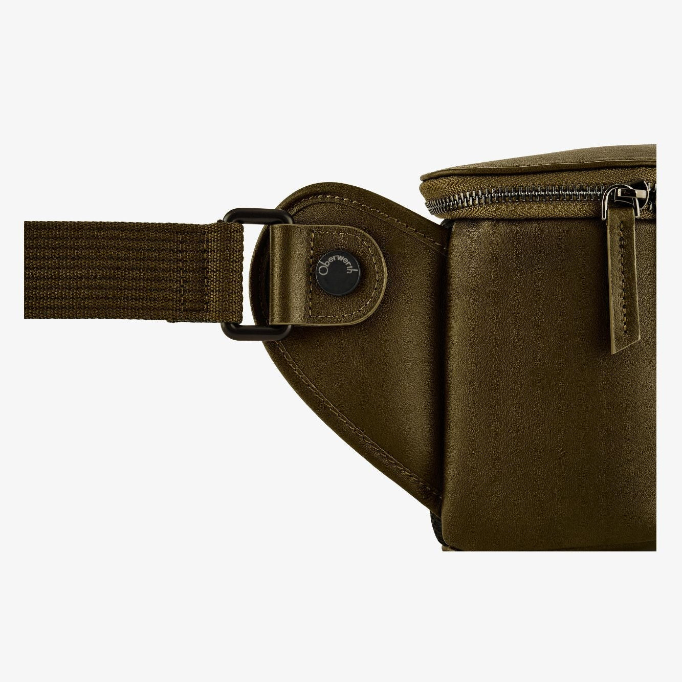 Oberwerth Sling Bag Pure Sattelleder / olivgrün