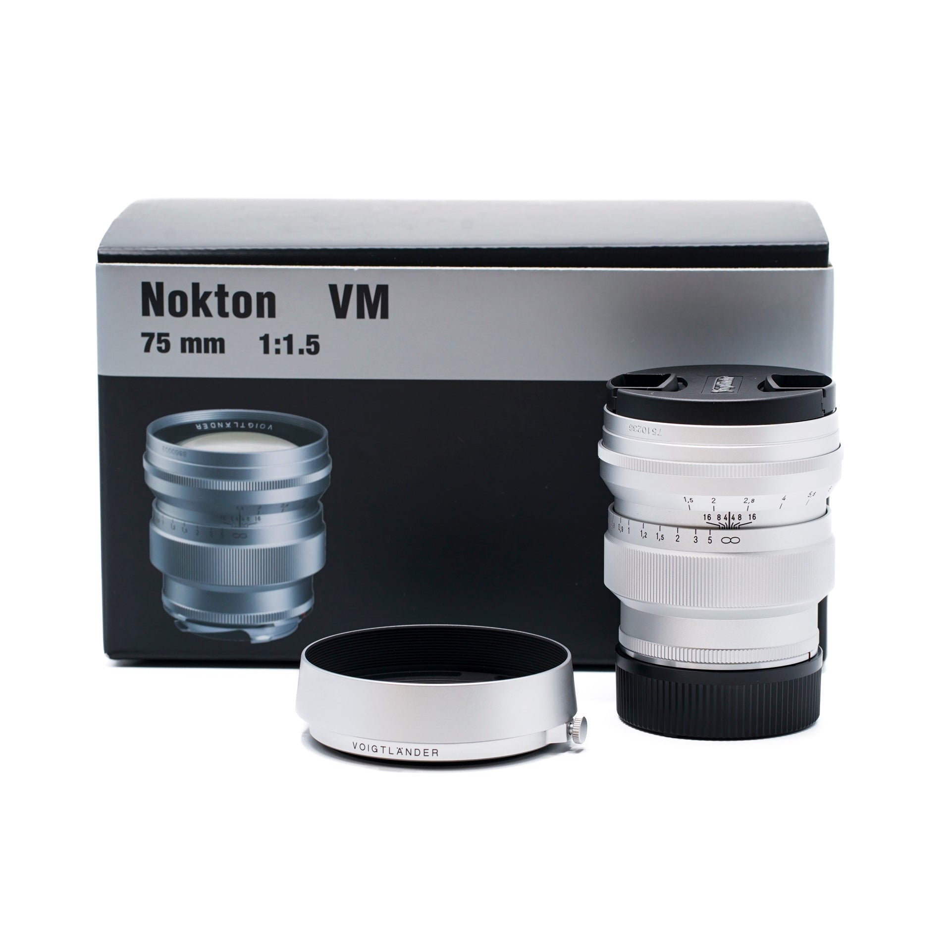Voigtländer VM Nokton 75mm f/1,5 (silber)
