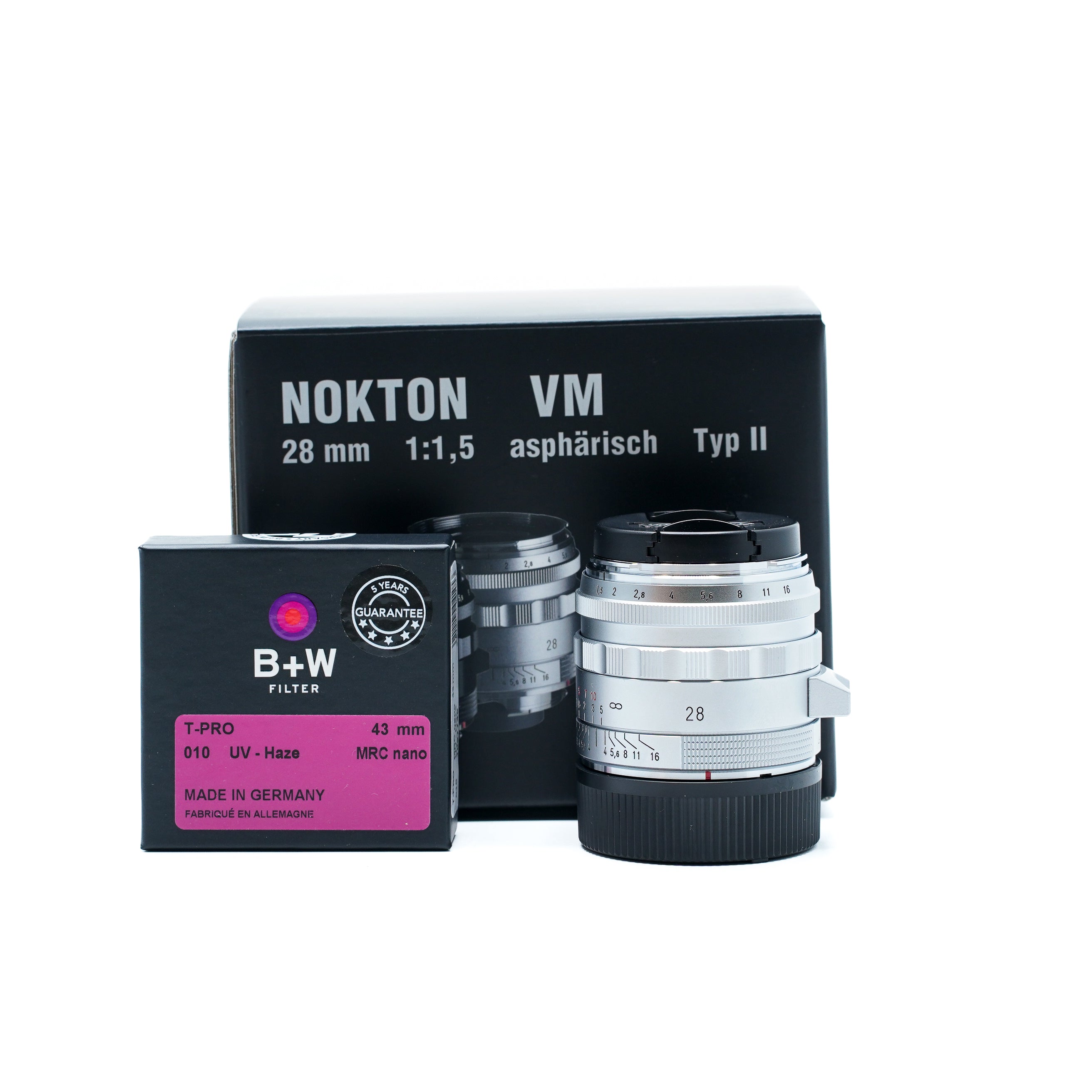 Voigtländer Nokton 28mm f/1.5 VM II (silber)