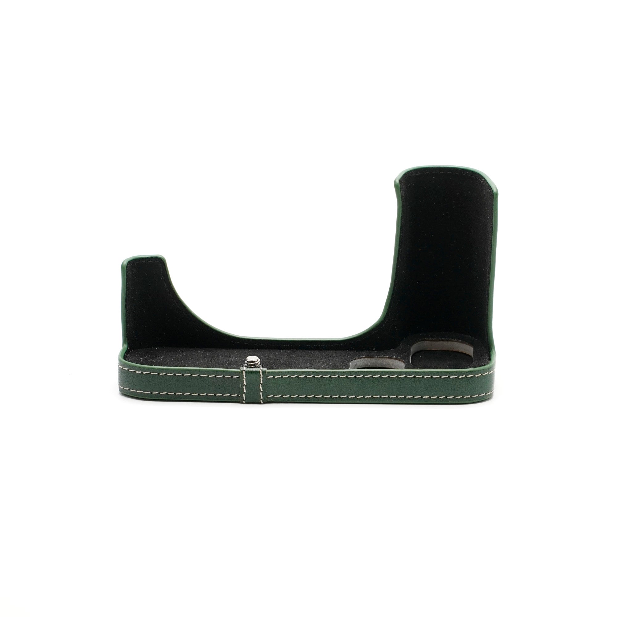 Half-Case und Handschlaufe für Leica SL3 grünes Leder