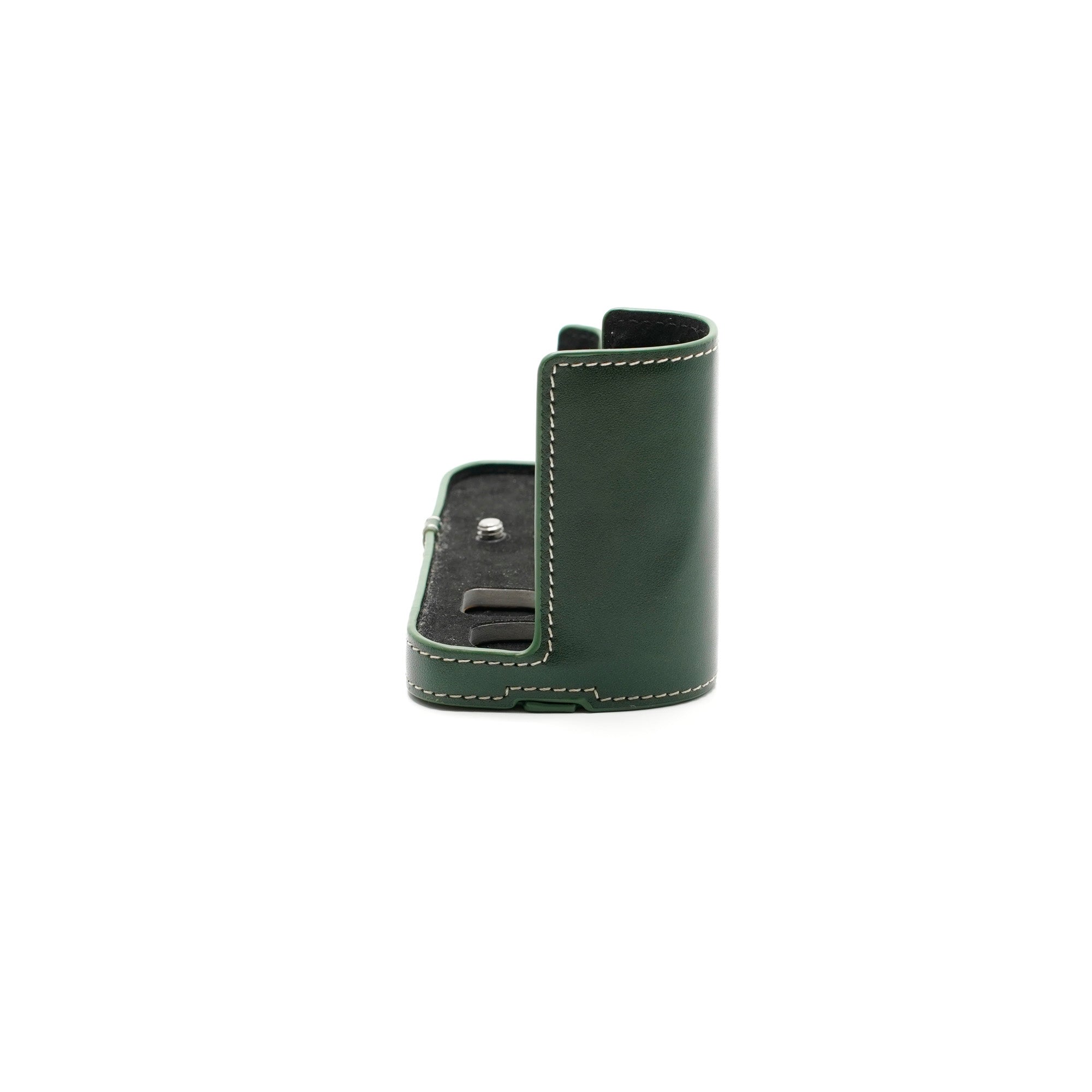 Half-Case und Handschlaufe für Leica SL3 grünes Leder