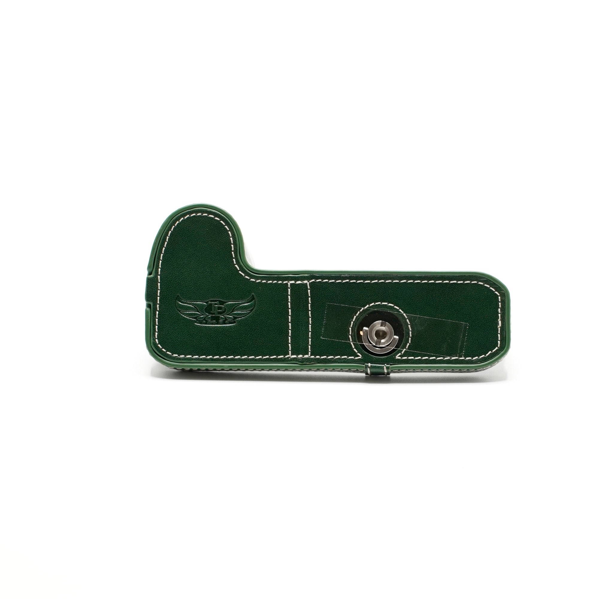 Half-Case und Handschlaufe für Leica SL3 grünes Leder