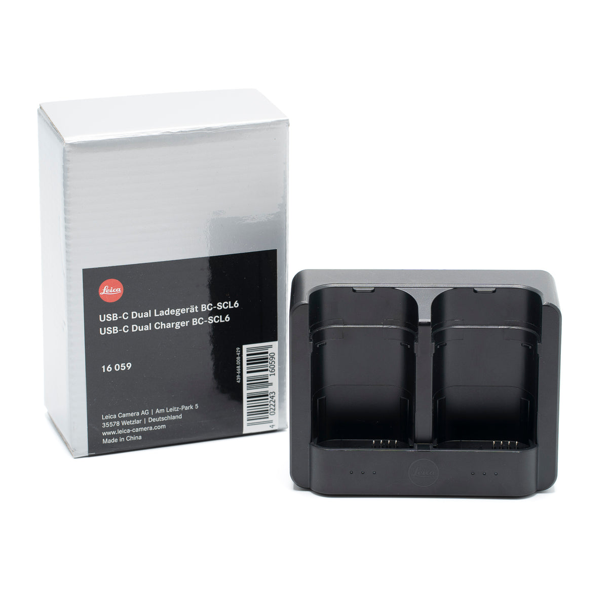 Leica USB-C Dual Ladegerät BC-SCL6