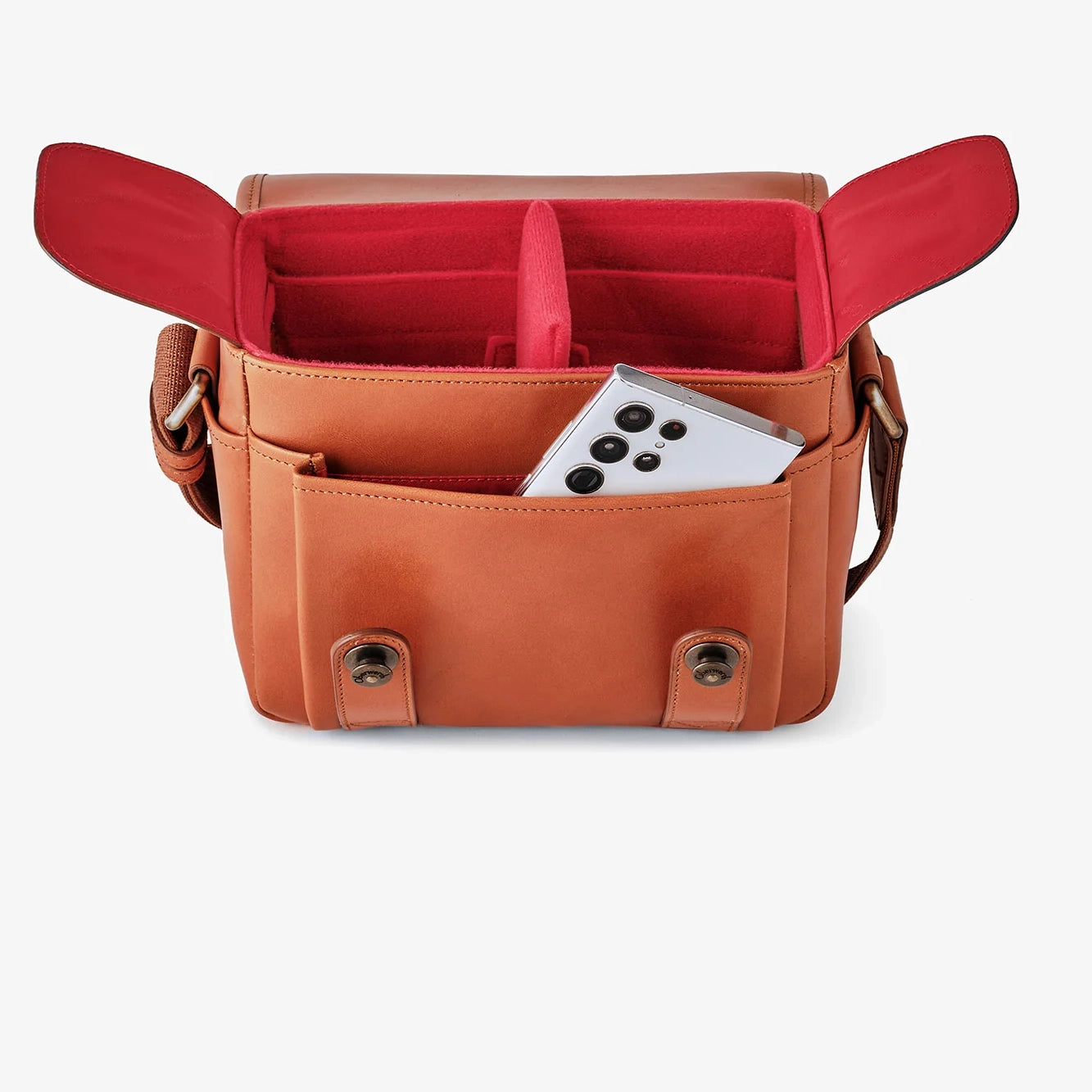 Oberwerth Kameratasche Louis (M11) Cognac