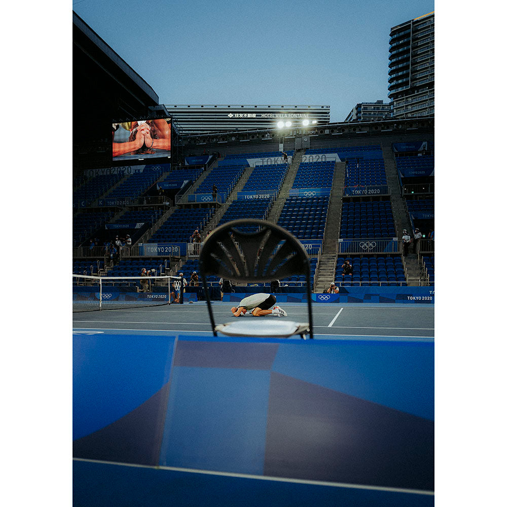 Leere Ränge und Gold für Alexander Zverev, Tokio, 2021 - Philipp Reinhard