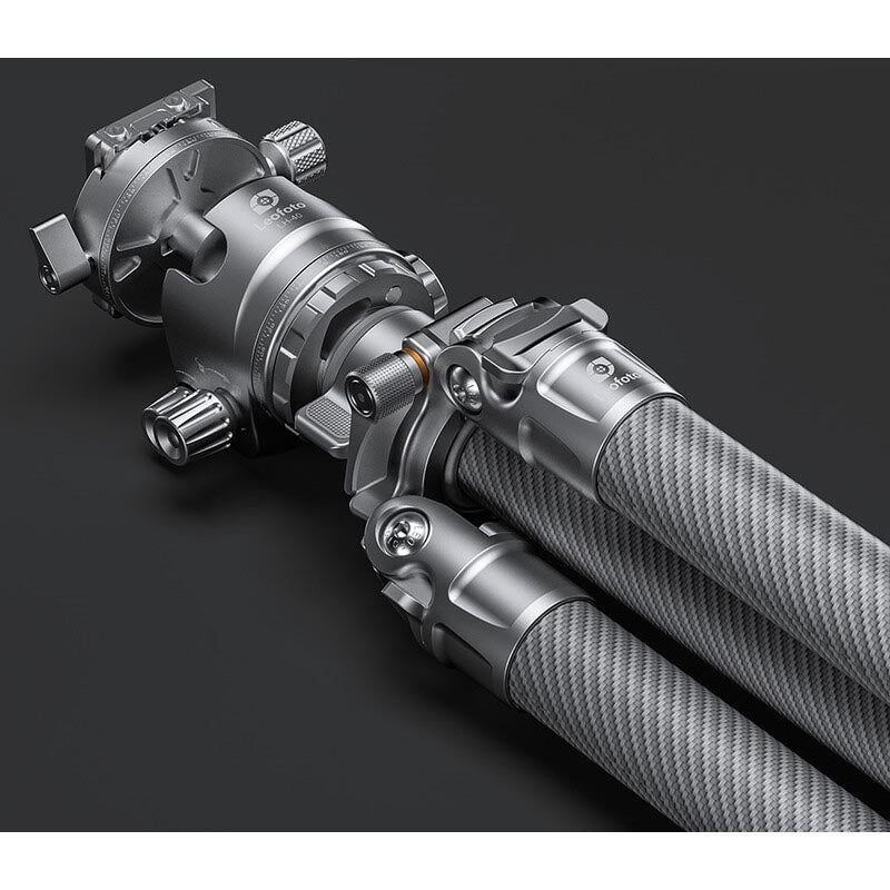 Leofoto Carbon Tripod LG-324C Gabriel + Ballhead LH-40R Silver