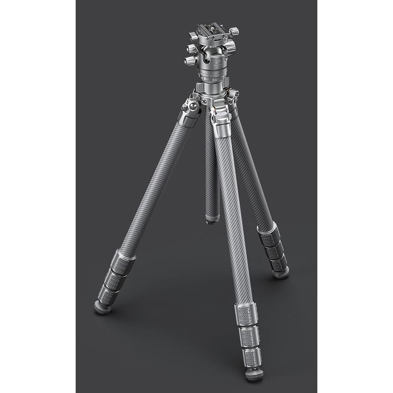 Leofoto Carbon Tripod LG-324C Gabriel + Ballhead LH-40R Silver