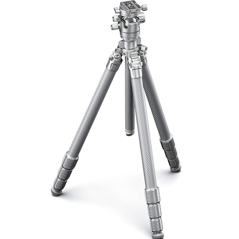 Leofoto Carbon Tripod LG-324C Gabriel + Ballhead LH-40R Silver
