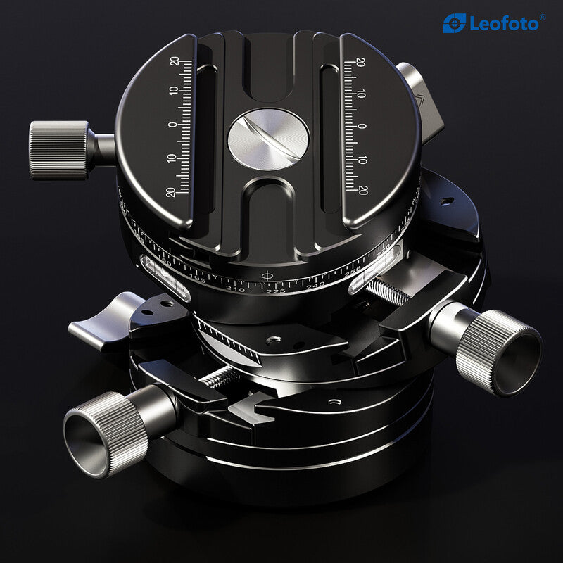 Leofoto tripod panoramic head G20 with gear