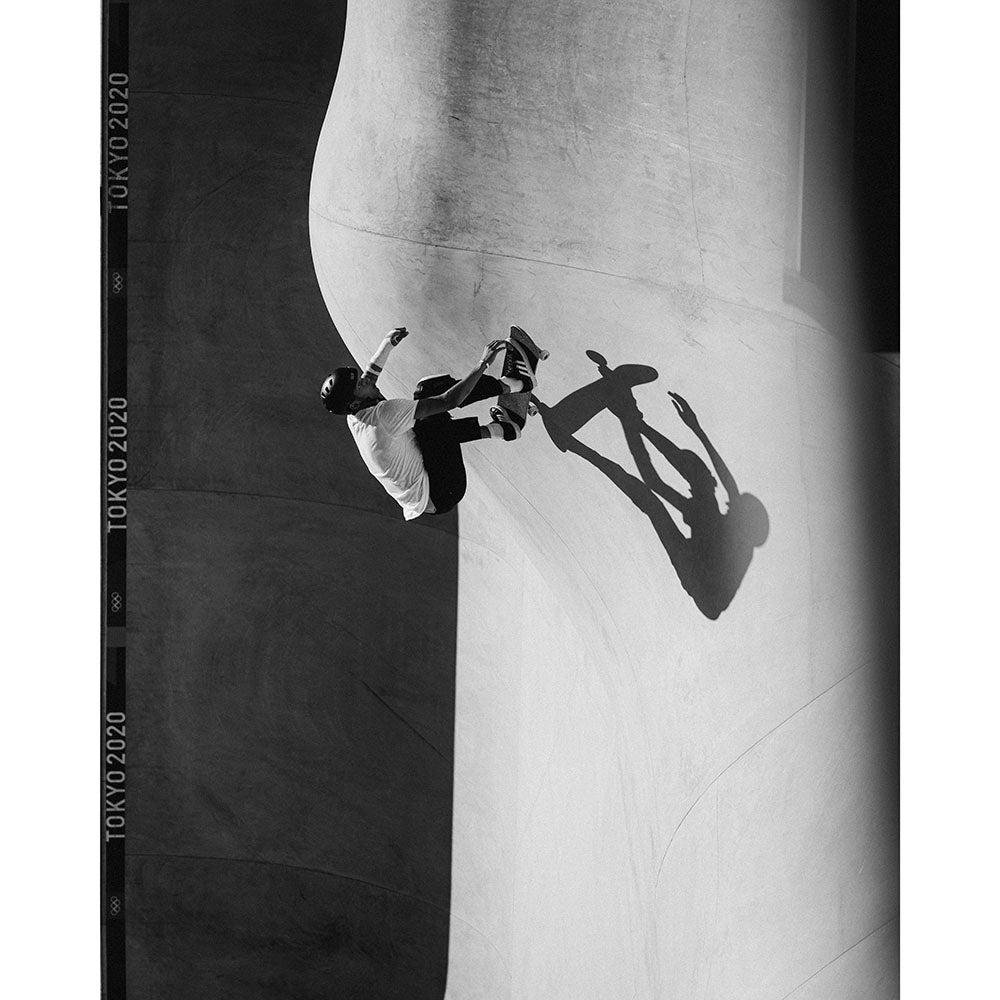 Tyler Edtmayer with broken arm at the Olympics, Tokyo, 2021 - Philipp Reinhard