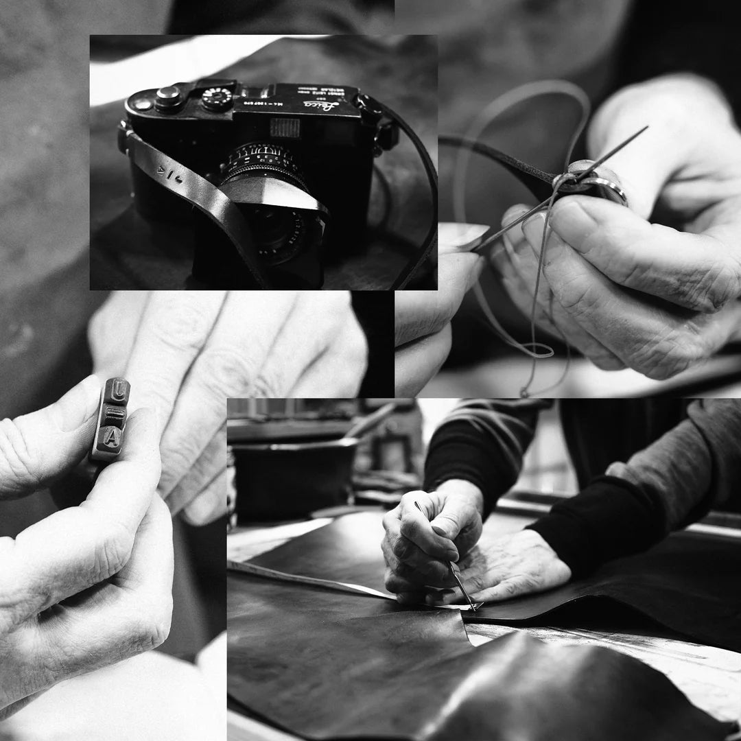 Studio J-A kurzer Strap aus Leder schwarz