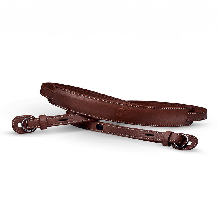 TRAGRIEMEN MIT SCHUTZLASCHE LEDER VINTAGE BRAUN