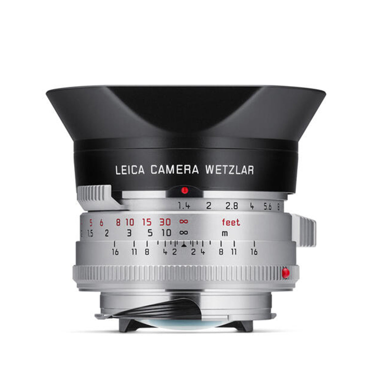 Gegenlichtblende rechteckig M 1:1.4/35 (11301, 11300) Aluminium schwarz eloxiert