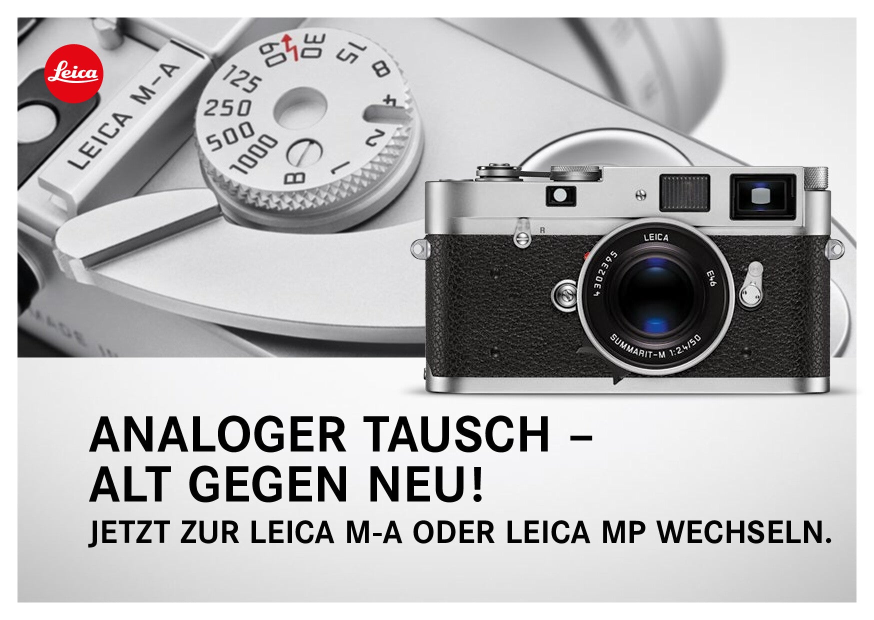 Leica M-A und MP - Analoger Tausch - Alt gegen Neu