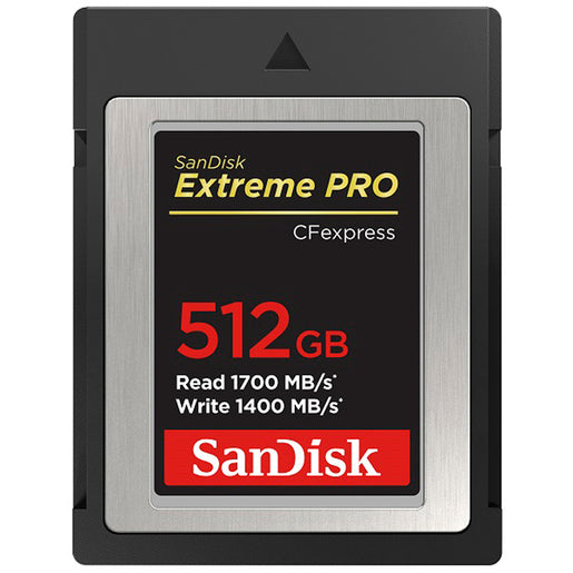 SanDisk Extreme PRO CFexpress Card 512GB Type B, 1700/1400 MB/s