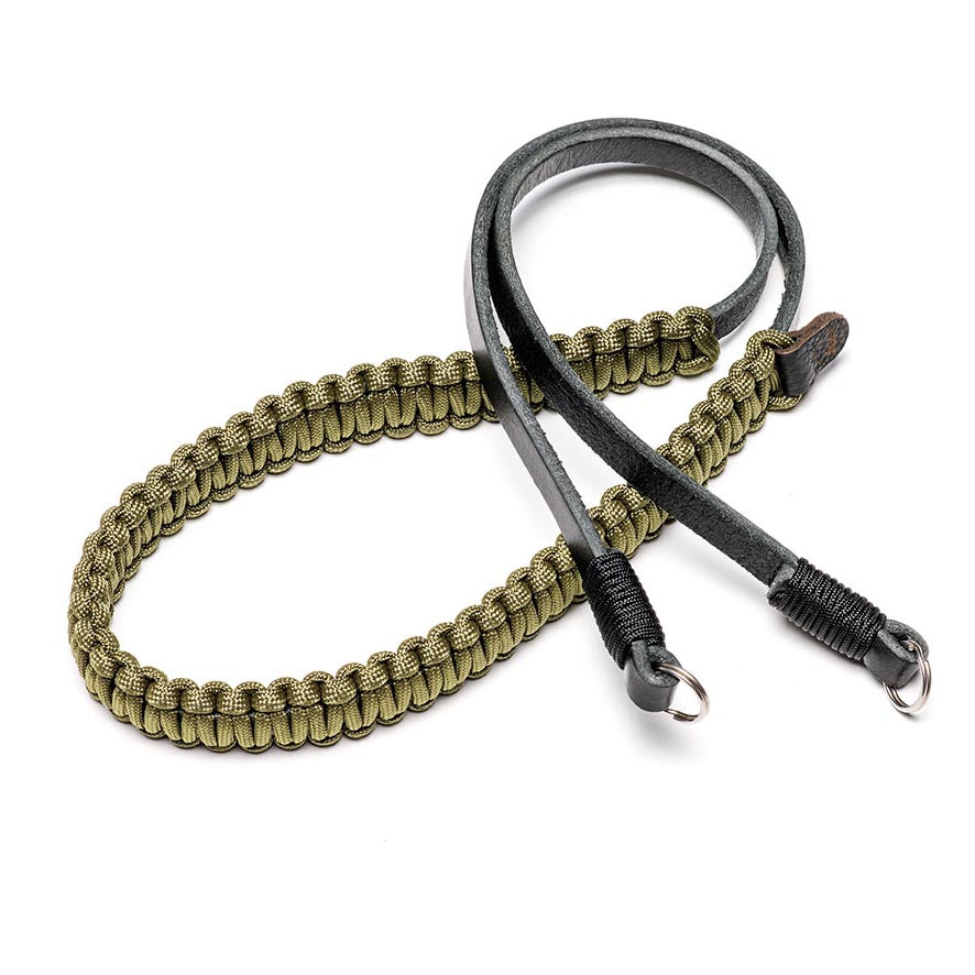 LEICA PARACORD STRAP CREATED BY COOPH SCHWARZ/OLIVE 126 CM