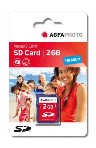 AgfaPhoto 2 GB SD-Karte 133x Premium W 10MB/s, R 20MB/s