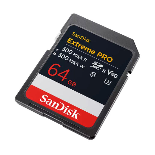 SanDisk 64 GB SDXC Extreme Pro 300 MB/s V90 UHS-II