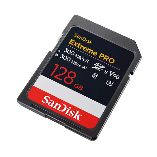 SanDisk 128 GB SDXC ExtremePro 300MB/s V90 UHS-II