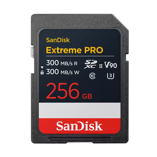 SanDisk 256 GB SDXC ExtremePro 300MB/s V90 UHS-II
