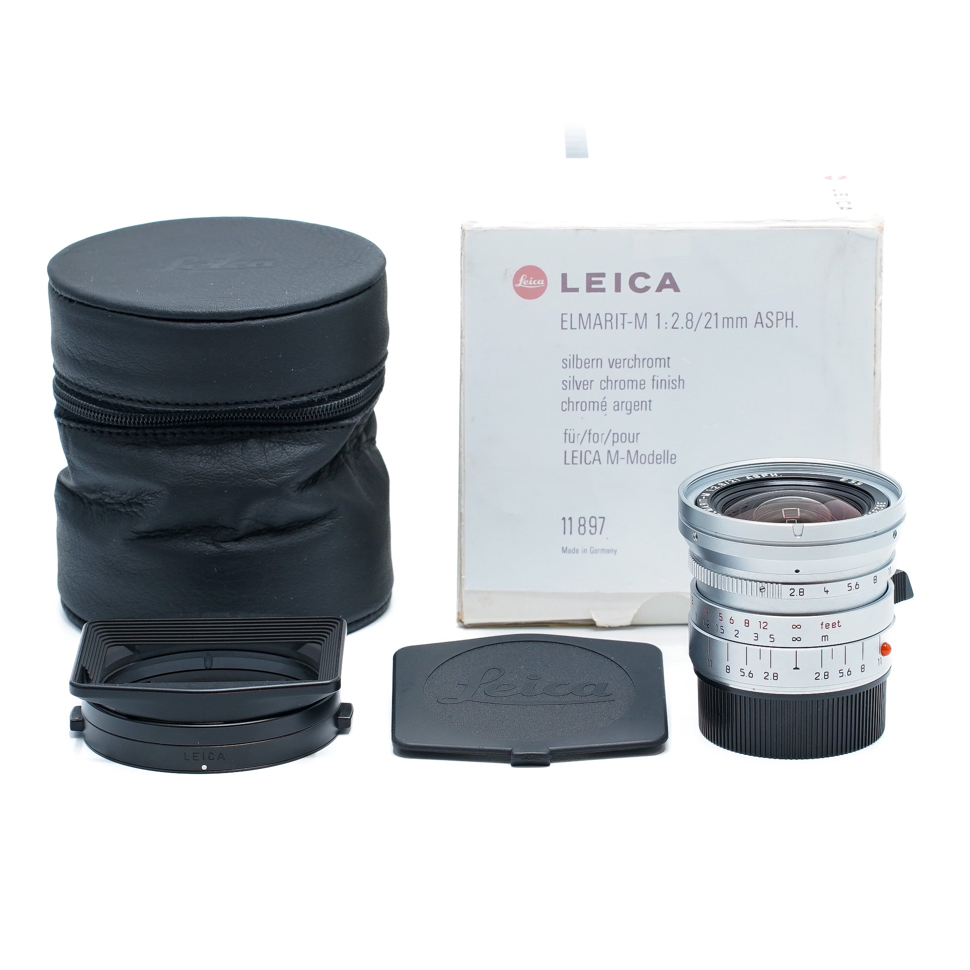 Leica Elmarit-M 2,8/21mm ASPH, silber (11897)