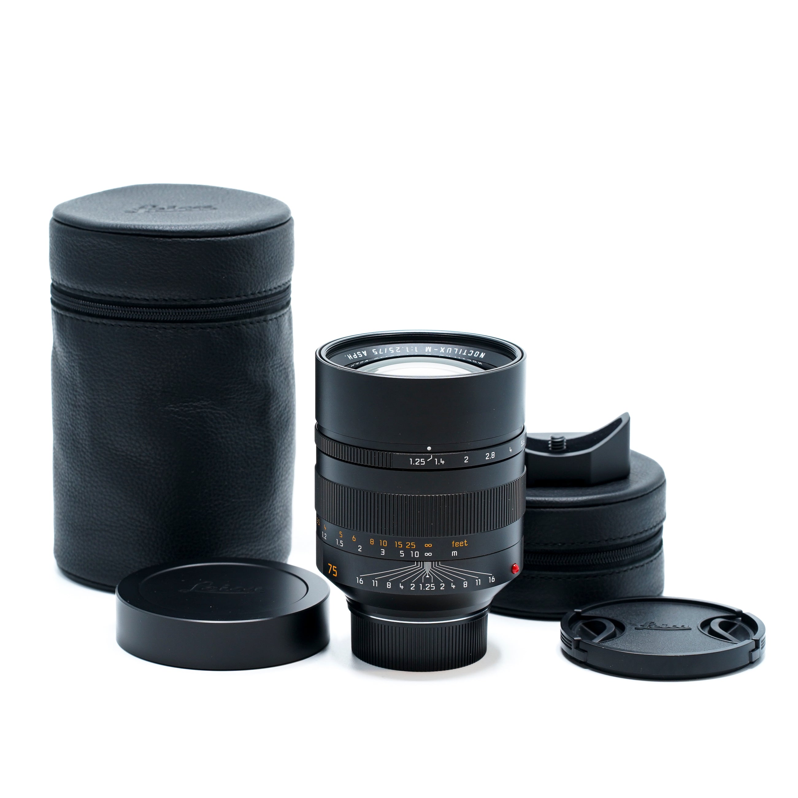 Leica Noctilux-M 75mm f/1.25 Schwarz