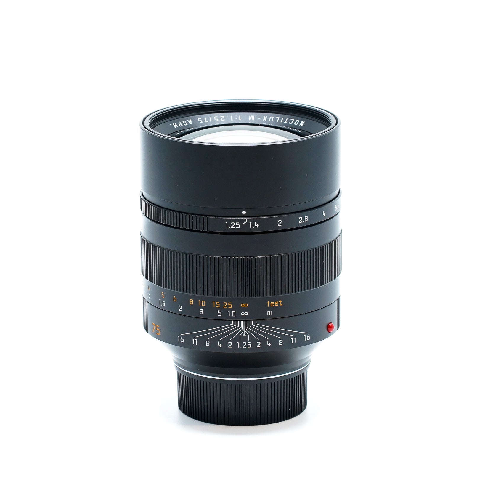 Leica Noctilux-M 75mm f/1.25 Schwarz