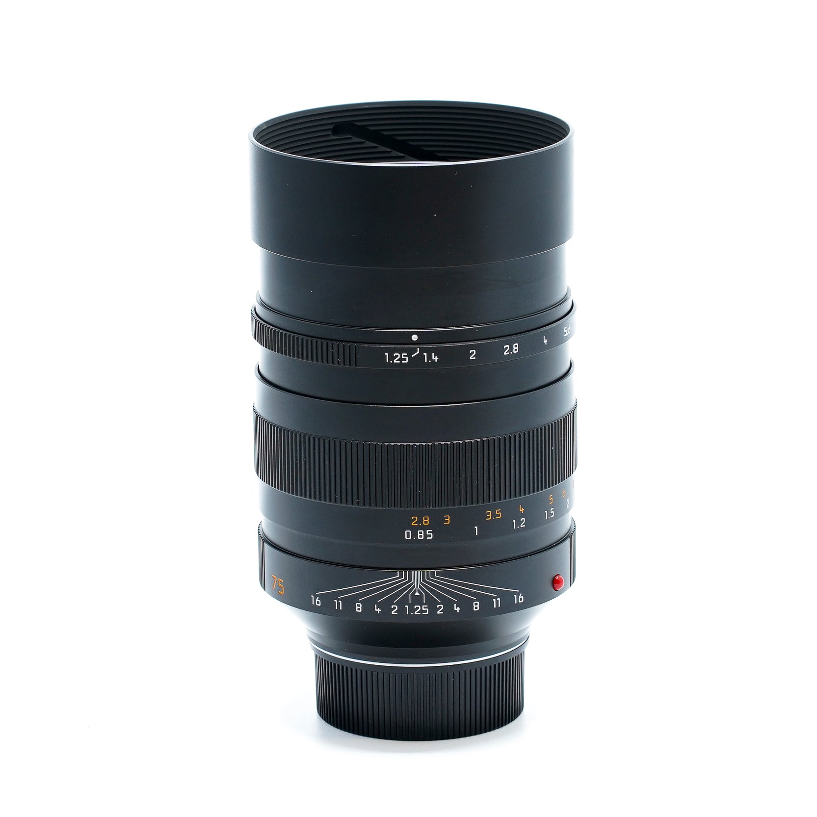 Leica Noctilux-M 75mm f/1.25 Schwarz