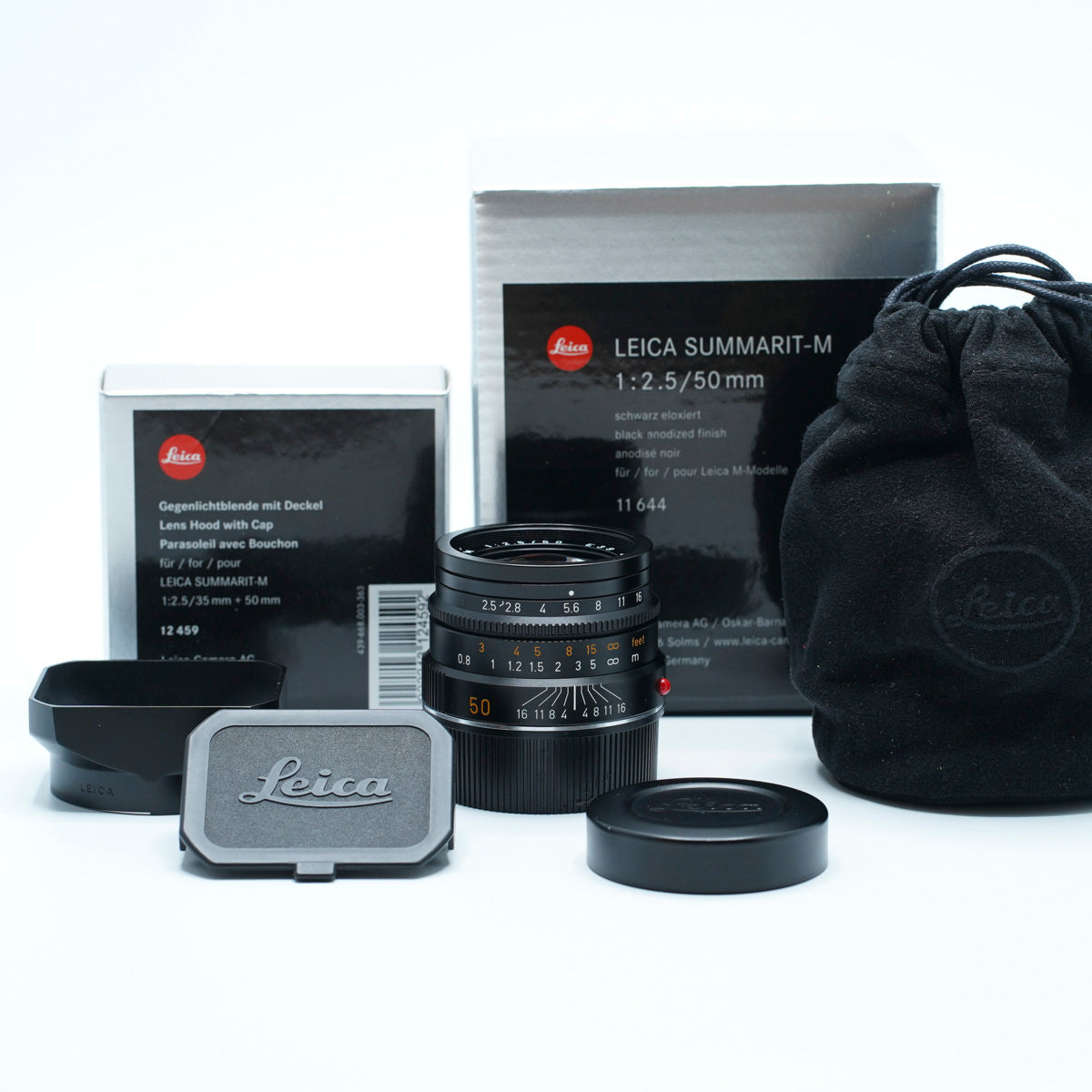 Leica Summarit-M 50mm F2.5 11644 inkl. Gegenlichtblende 12459