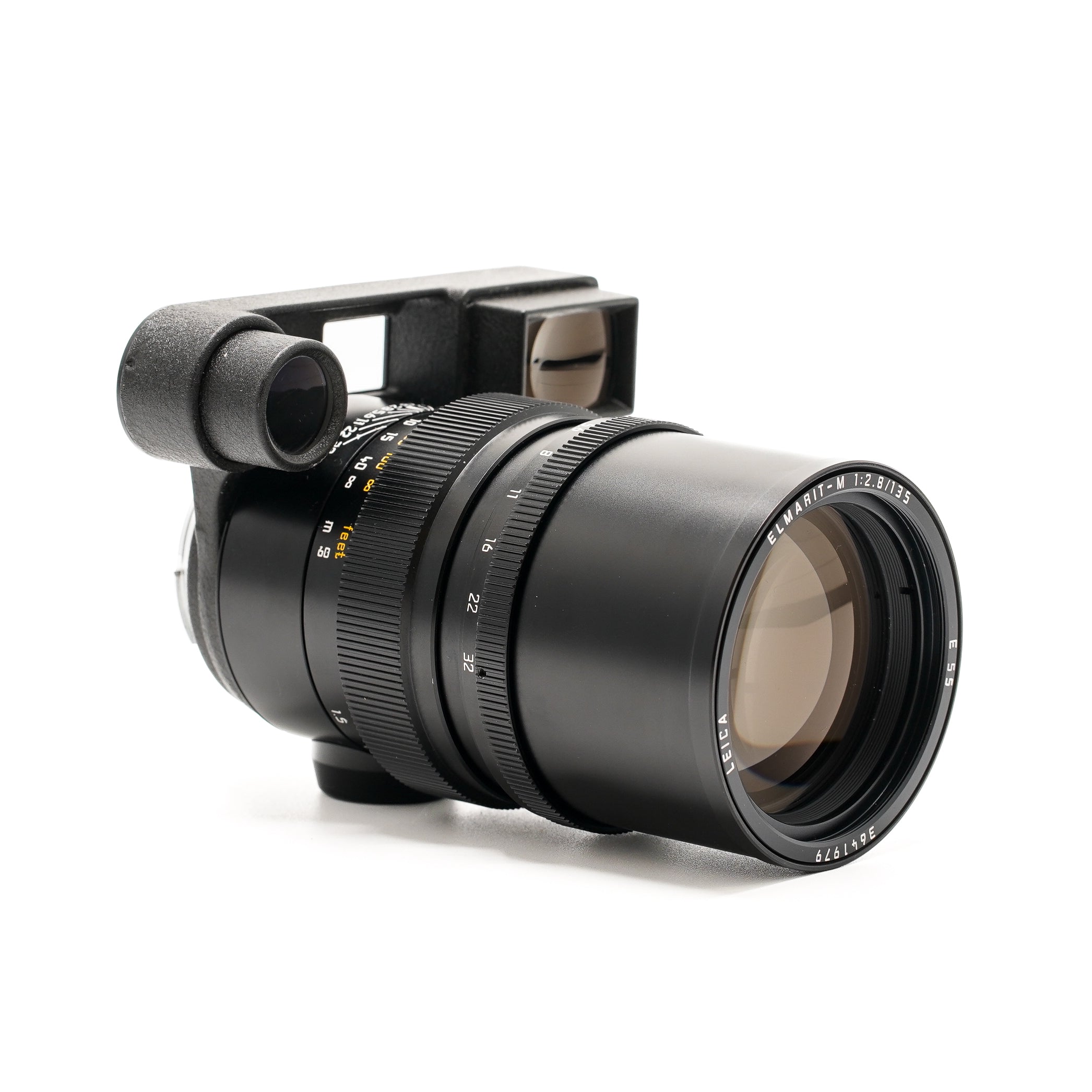 Leica Elmarit-M 135mm f/2.8 mit Brille