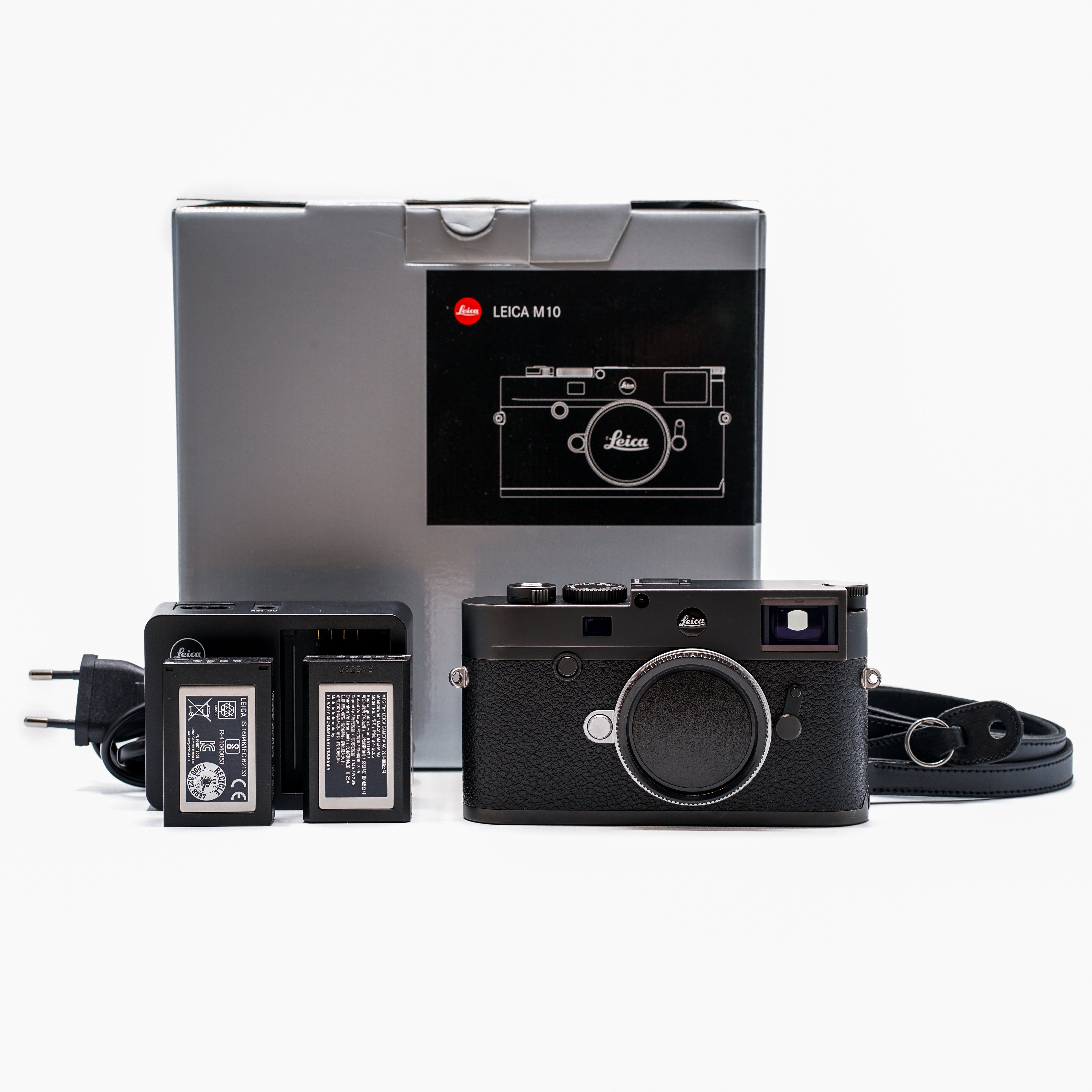 Leica M10 schwarz (schwarzes Logo)