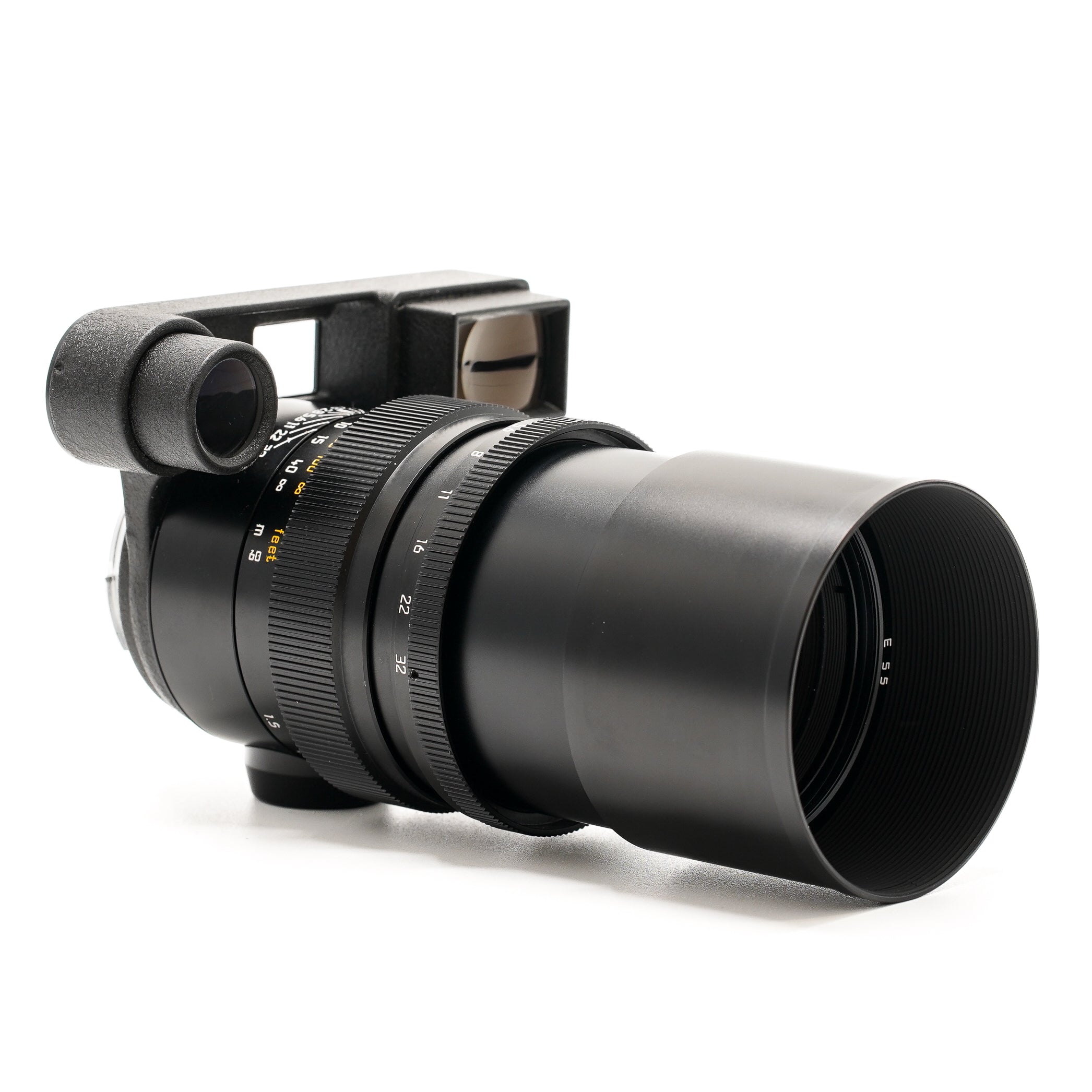 Leica Elmarit-M 135mm f/2.8 mit Brille