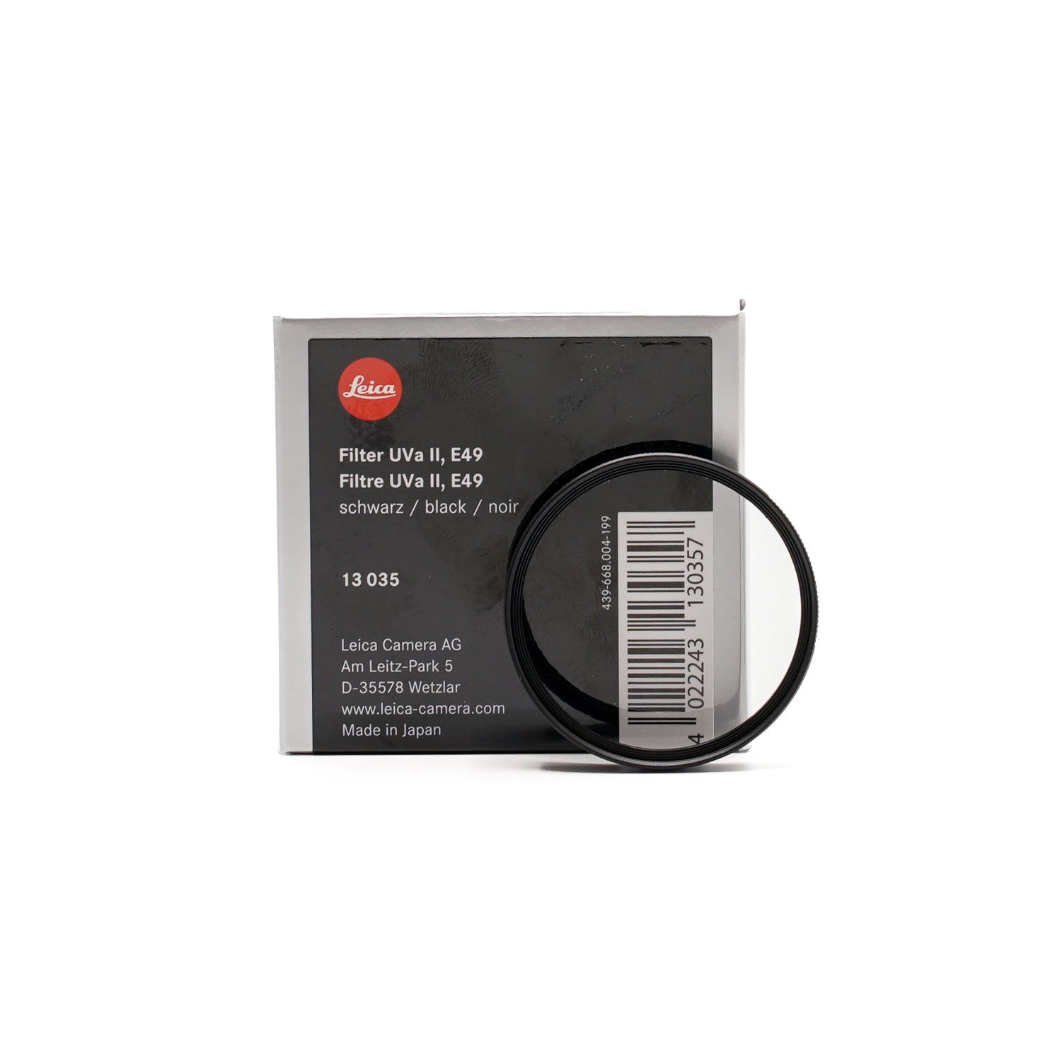 Leica Filter UVa II E49