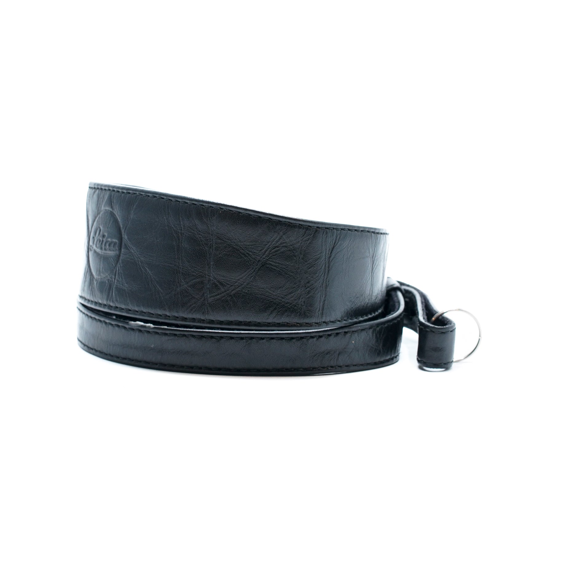 Leica Tragriemen Lederoptik, schwarz