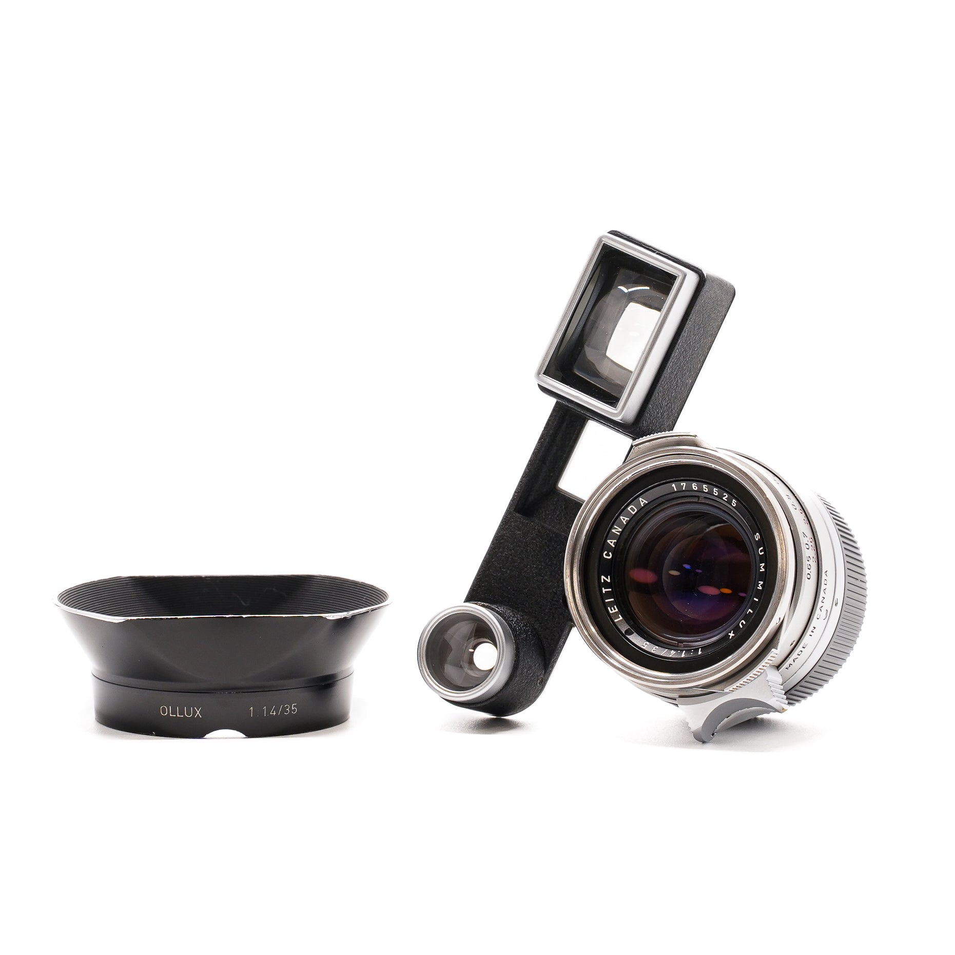 Leica Summilux-M 35mm V1 f/1.4 mit Brille - originales "Steel Rim"