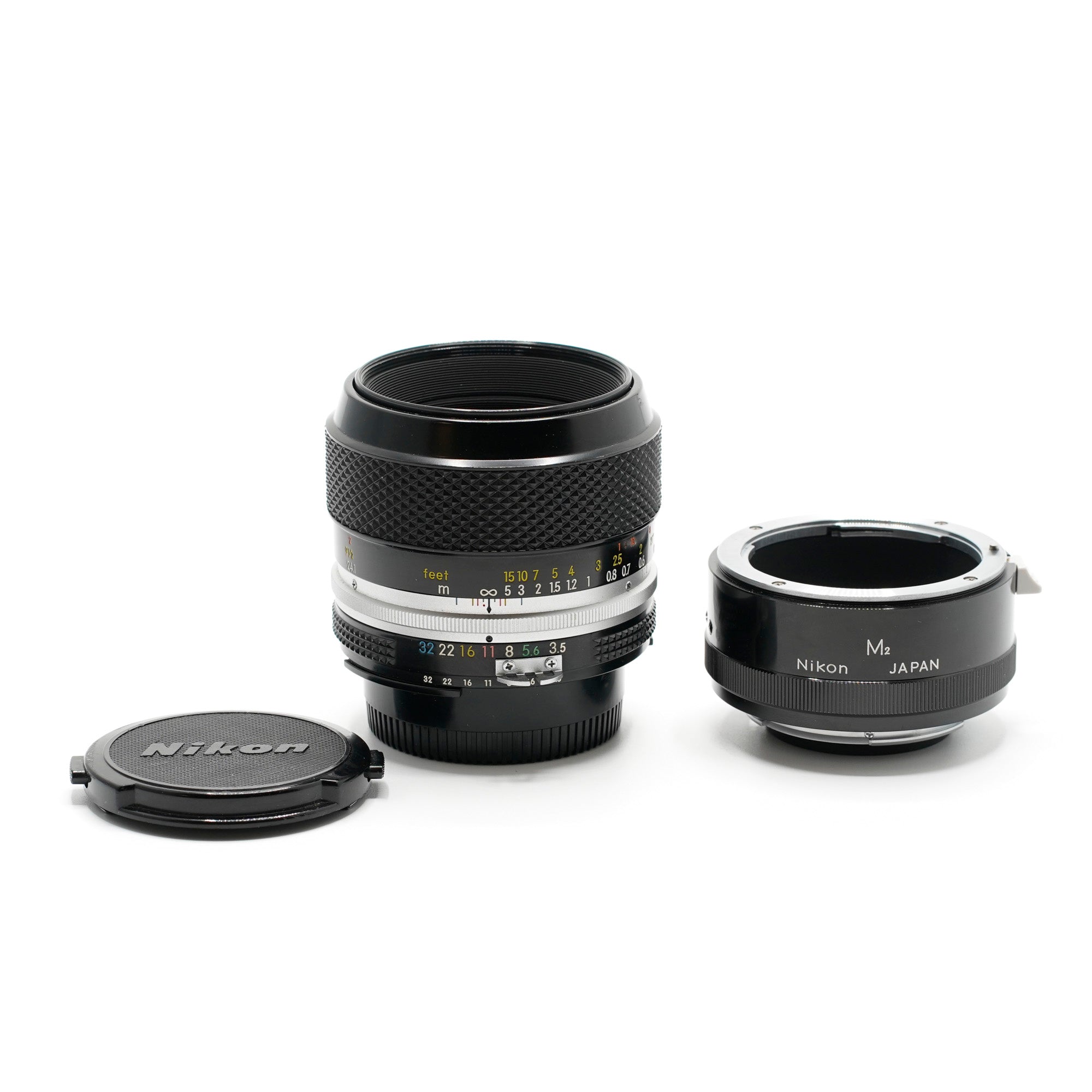 Nikon Micro-Nikkor AI 55mm F3.5 mit M2 Distanzring