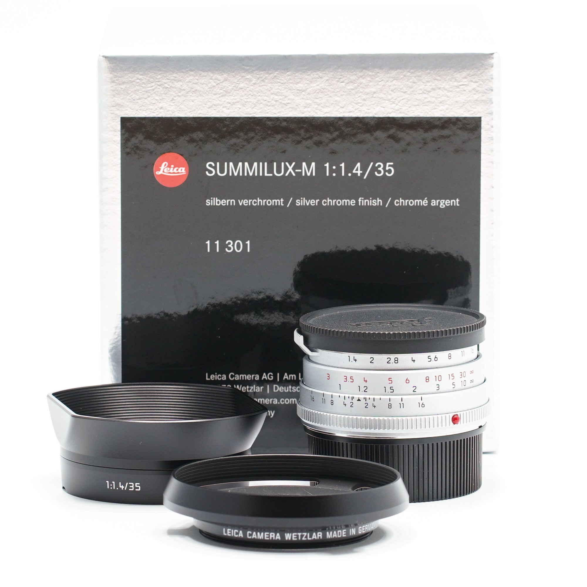 Leica Summilux-M 35mm F1.4 silber verchromt