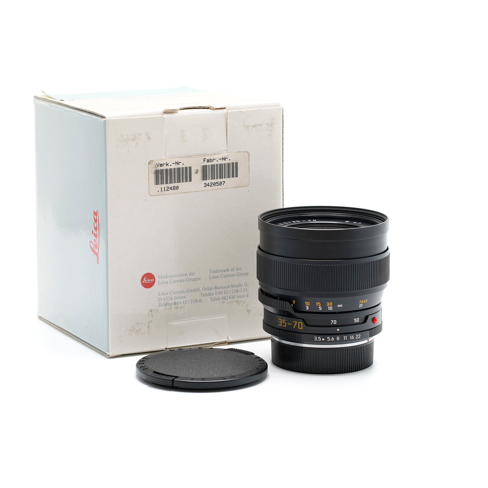 Leitz Vario Elmar R F3,5 35-70mm E67 3cam