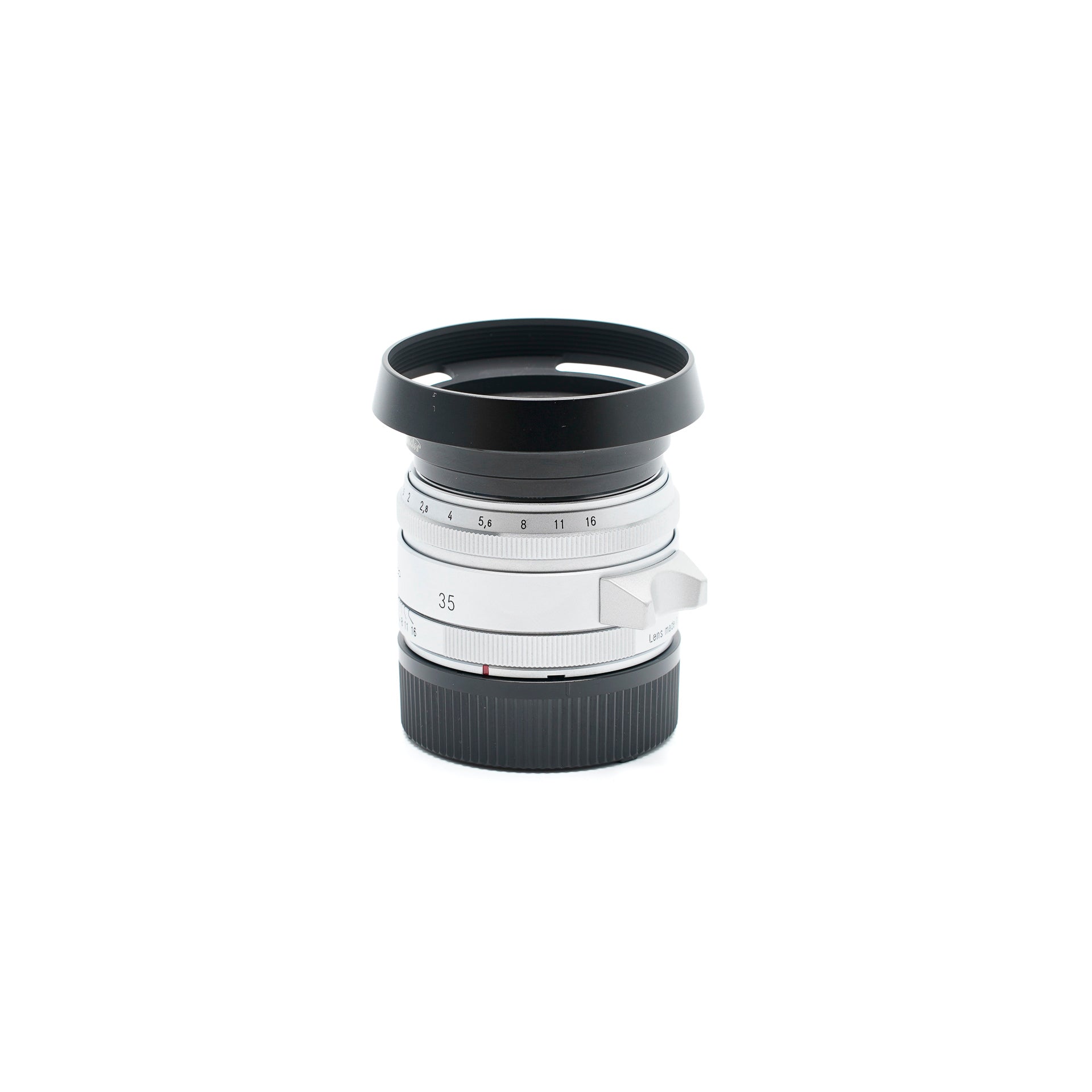 Voigtländer Nokton 35mm F1.5 Silber mit Gegenlichtblende LH-4N