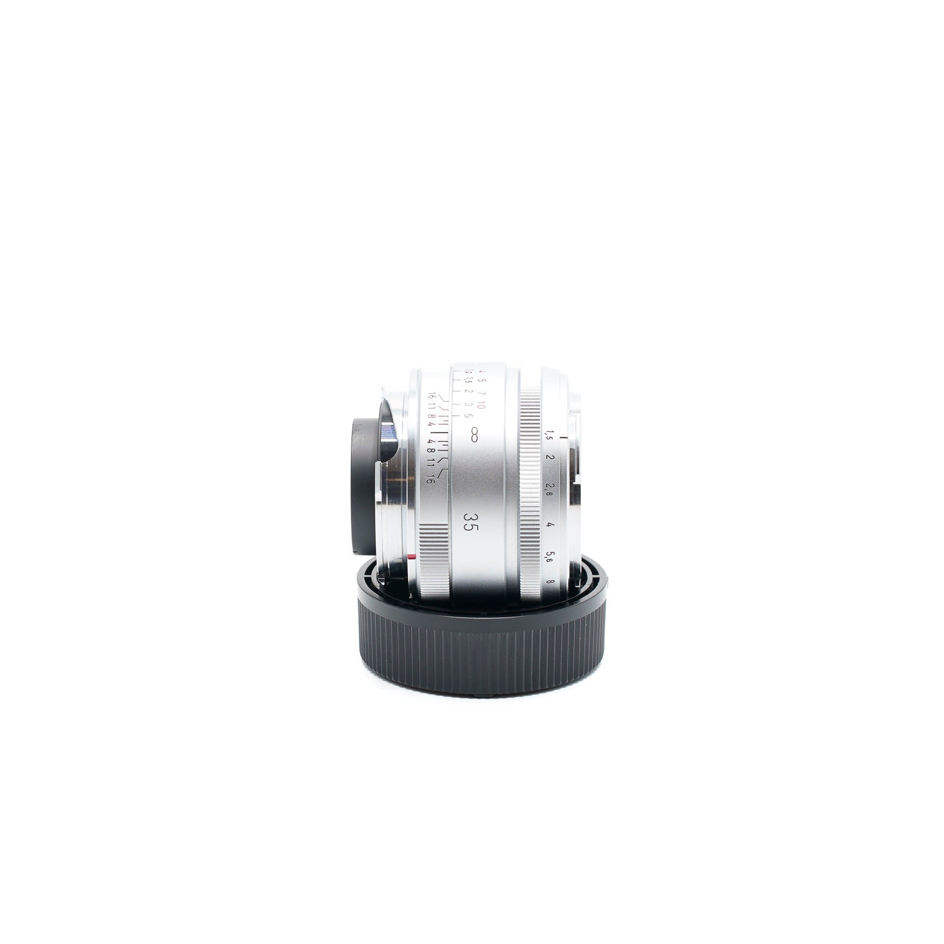 Voigtländer Nokton 35mm F1.5 Silber mit Gegenlichtblende LH-4N