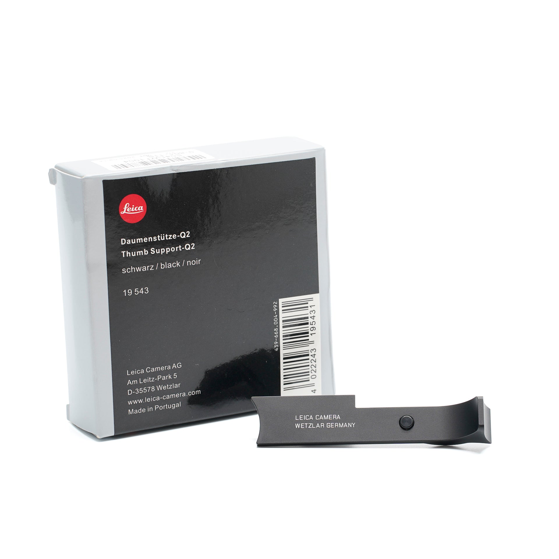 Leica Daumenstütze Q2 Schwarz 19543