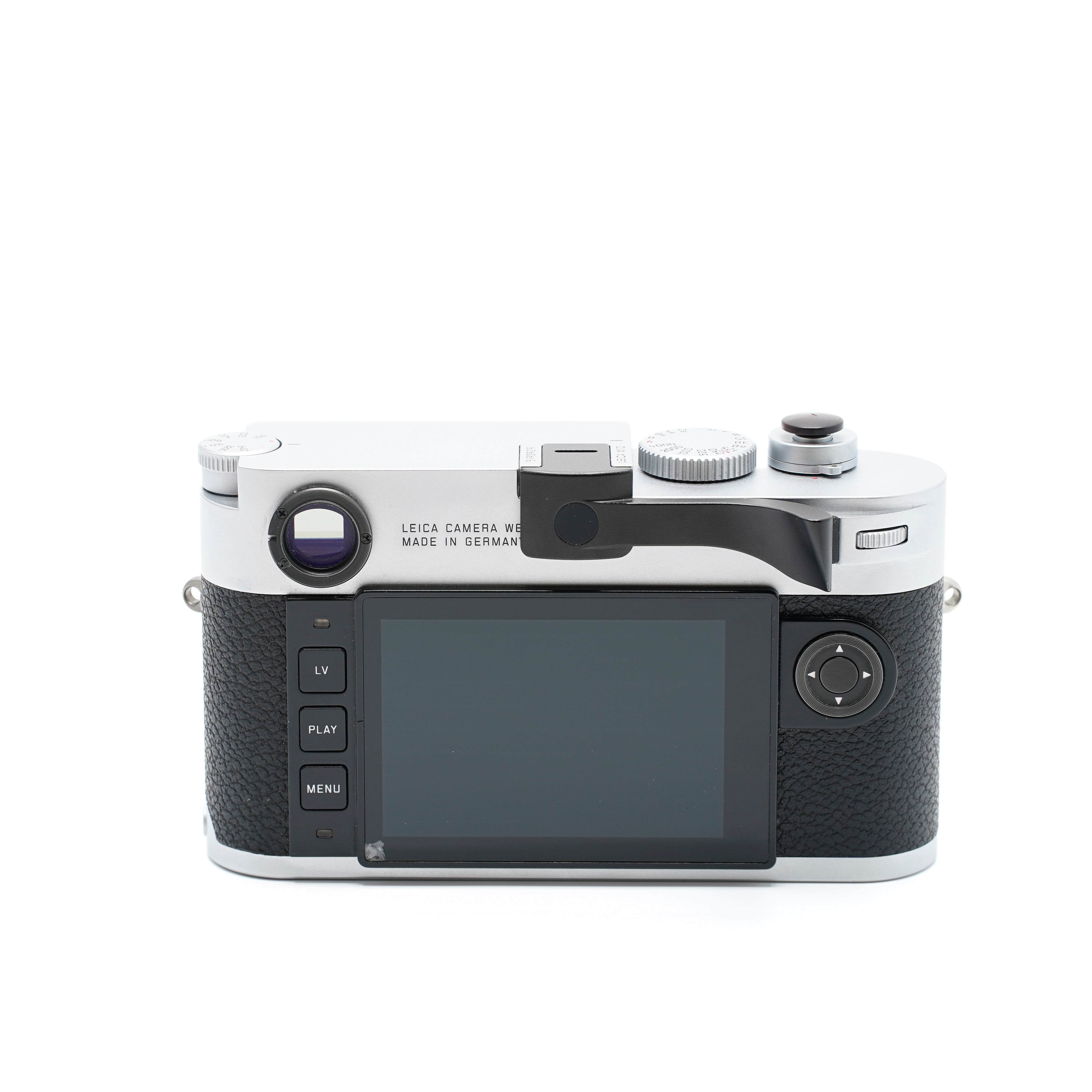Leica M10 mit Daumenstütze und Soft Release Button