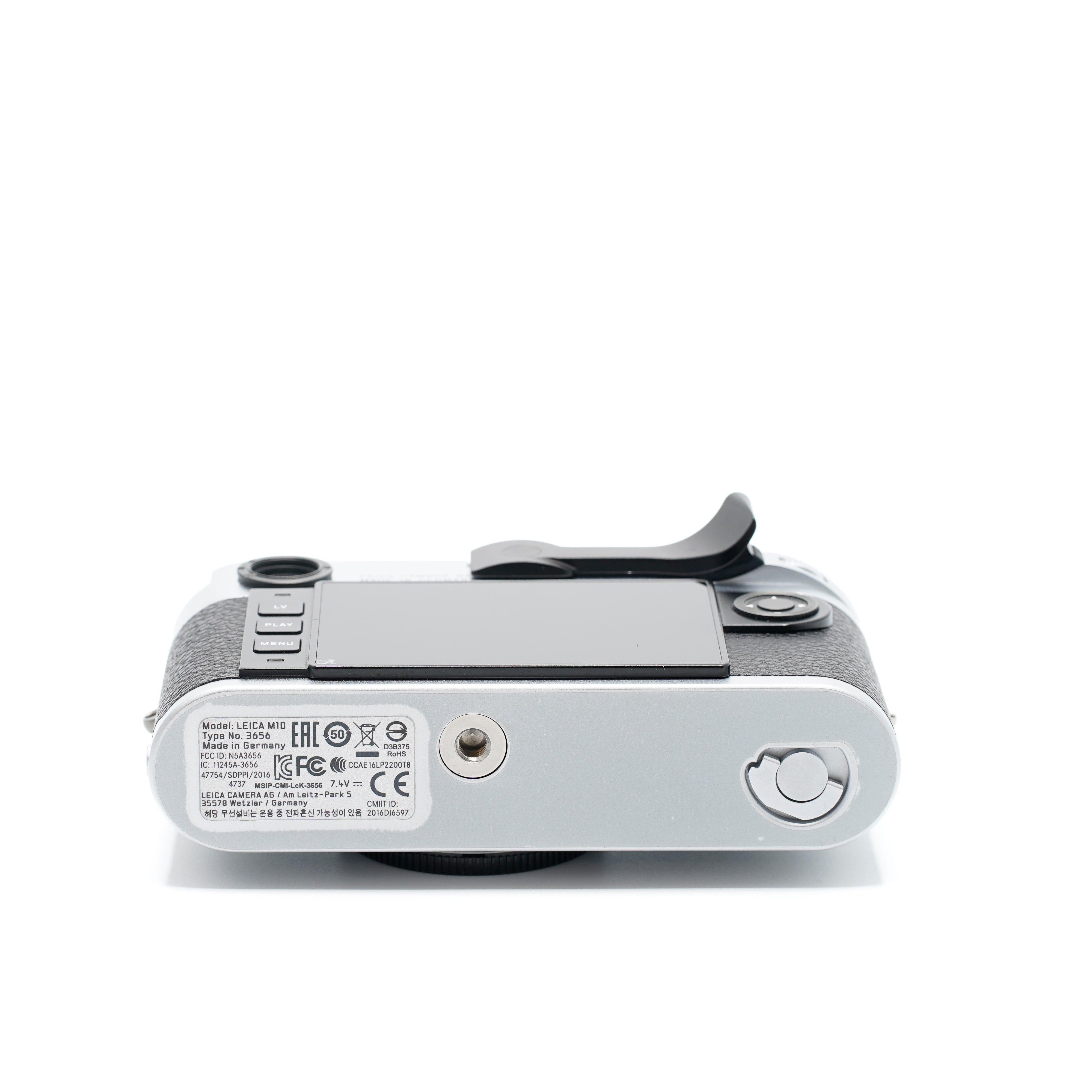 Leica M10 mit Daumenstütze und Soft Release Button