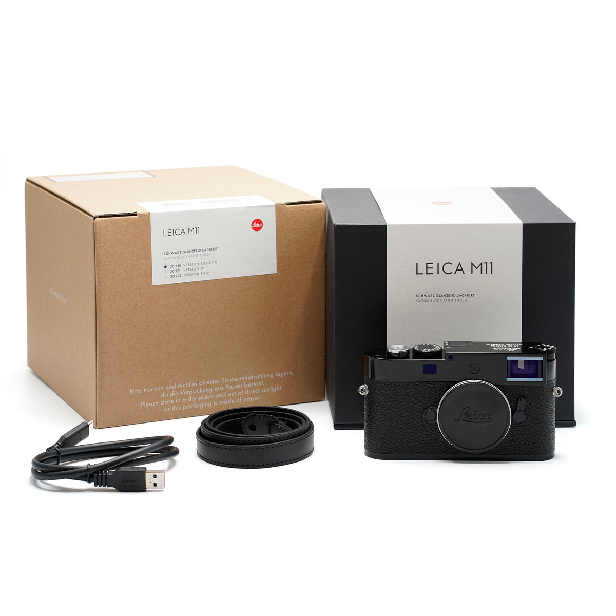 Leica M11 schwarz glänzend