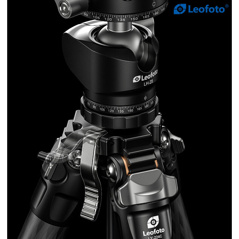 Leofoto LY-224C Mr.Y + Ballhead LH-25 R schwarz